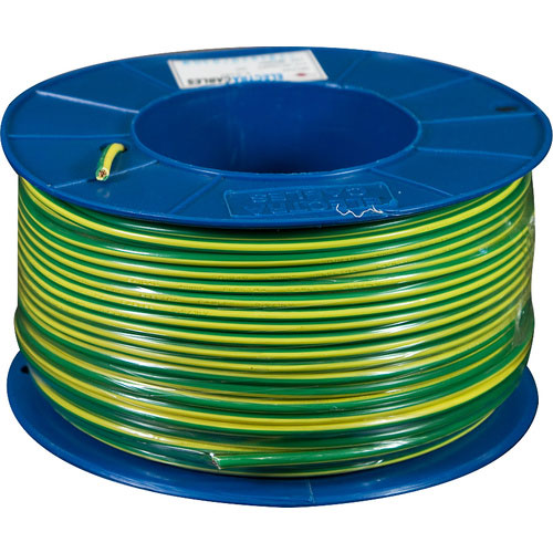 4.0mm Building Wire Green / Yellow Earth (100mtr Roll)