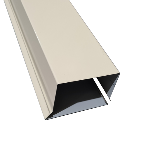 Colourbond Air Con Trunking with Clip On Lid 2.4mtr Cream