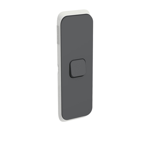 Clipsal Iconic 1 Gang Architrave Switch Skin Anthracite