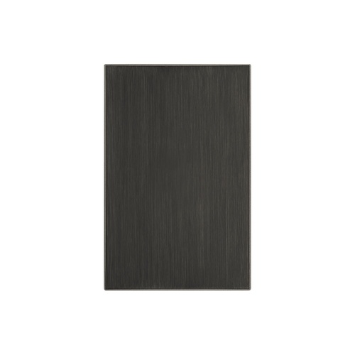 Clipsal Saturn Blank Grid Plate and Cover Horizon Black