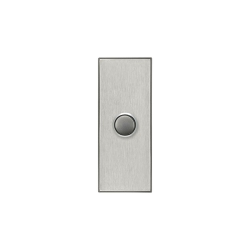 Clipsal Saturn 1 Gang Architrave Switch with LED Horizon Silver