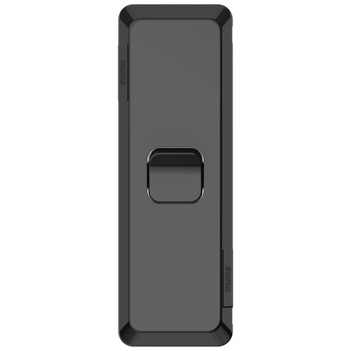 Clipsal Pro 1 Gang Architrave Switch Black