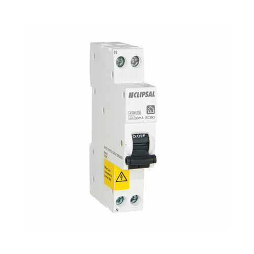 Clipsal RCD/MCB Safety Switch 1 Pole 4.5kA
