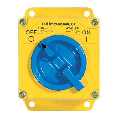 Clipsal WilcoROWCO Metal Clad 3 Pole 32A Isolating Switch