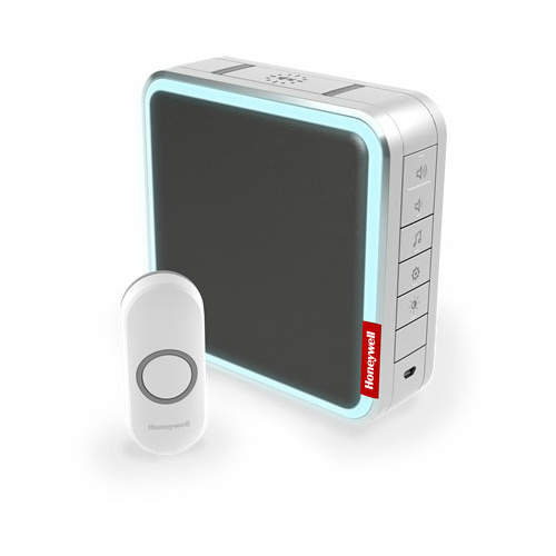 Honeywell Series 9 Wireless Portable MP3 Doorbell with Push Button
