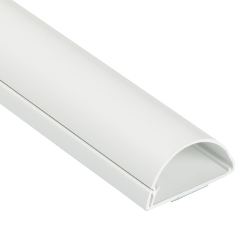 D-Line 50x25mm White Self Adhesive Cable Cover (1mtr Length)