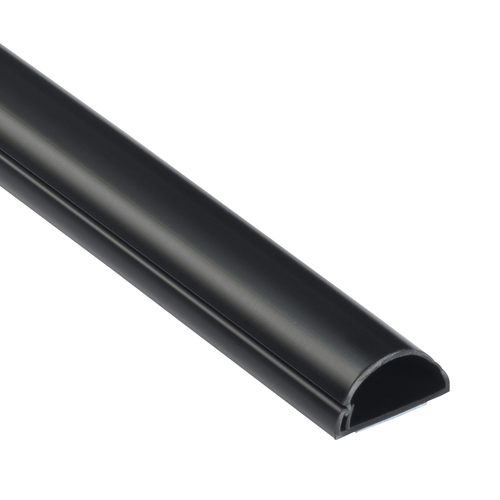 D-Line 30x15mm Black Self Adhesive Cable Cover (2mtr Length)