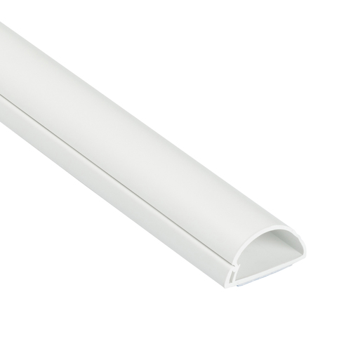 D-Line 30x15mm White Self Adhesive Cable Cover (2mtr Length)