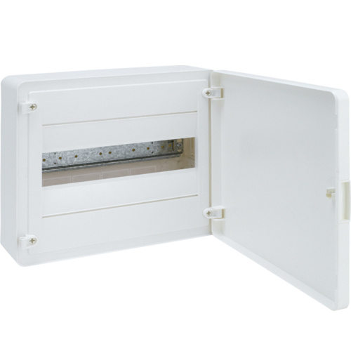 Hager 12 Pole Surface Mounted Enclosure with Plain Door
