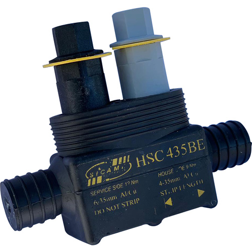 Sicame HSC435BE Single House Service Connector