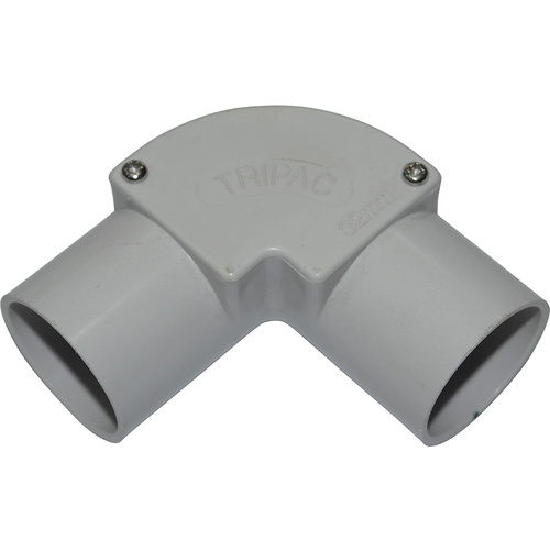 20mm Inspection Elbow Grey