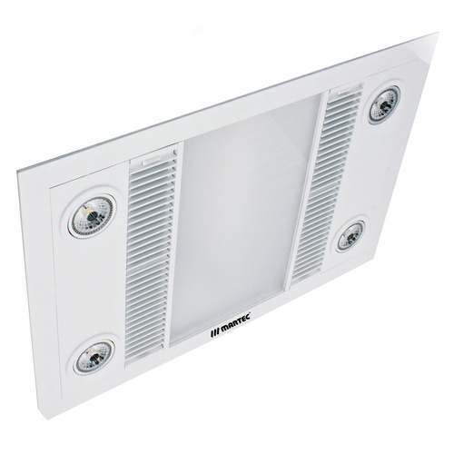 Martec Linear Slimline 1000W Bathroom Heater White
