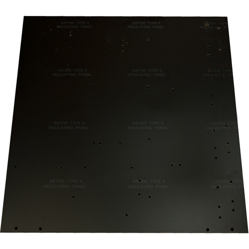 Standard Blank Black Meter Box Panel