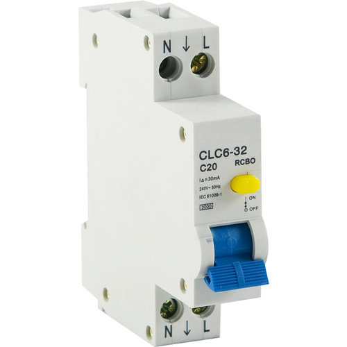 RCD / MCB Safety Switch 1 Pole 3kA