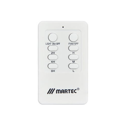Martec Premier Slimline Ceiling Fan Remote with Timer