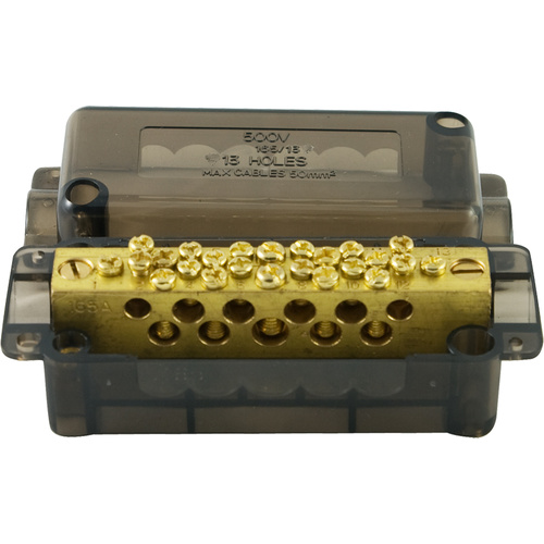 13 Hole 165 Amp Neutral Link