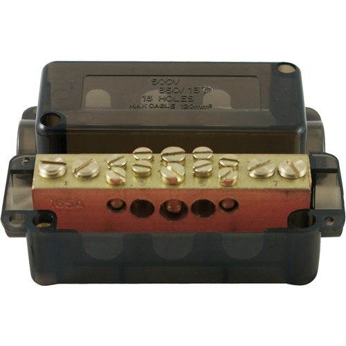 7 Hole 165 Amp Neutral Link