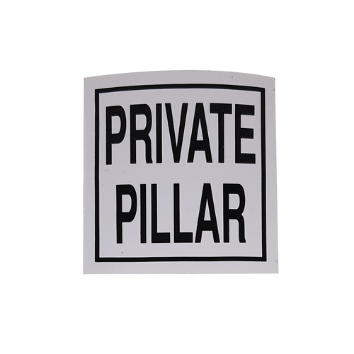 Private Pillar Sticker