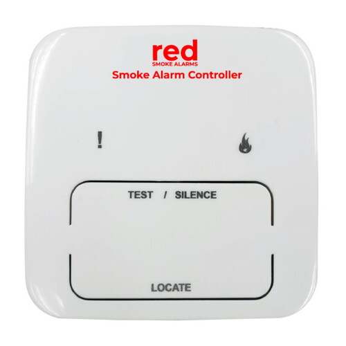 Red Wireless RF Smoke Alarm Controller