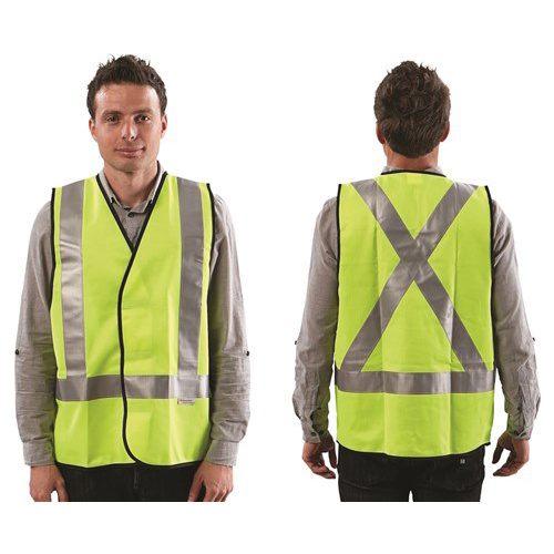 Fluoro Yellow Safety Vest (Night Use)