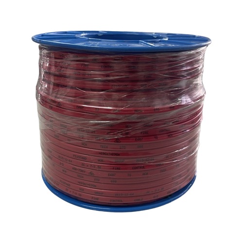 1.5mm Twin Active Red / White Fire Control Cable Red Sheath (100mtr Roll)