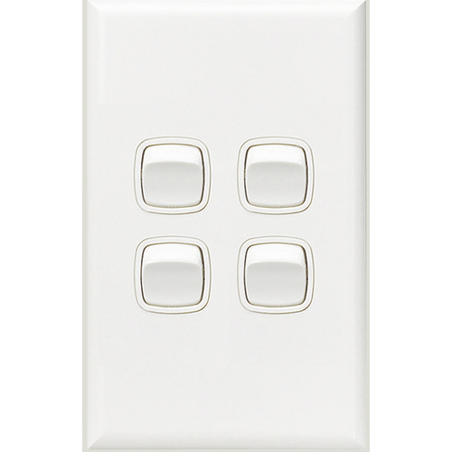 HPM Excel 4 Gang Light Switch