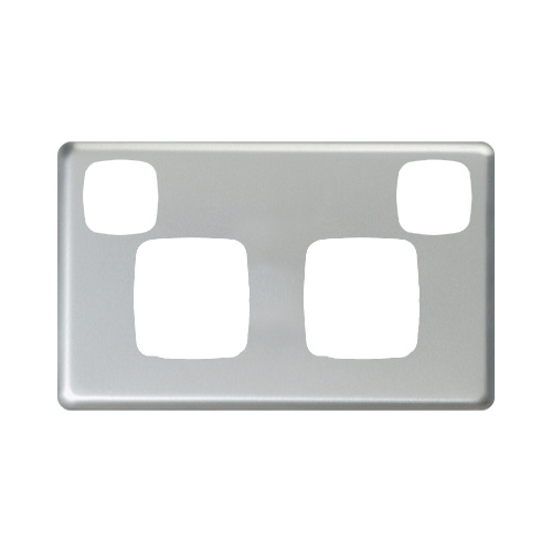 hpm excel double powerpoint matt silver metal cover